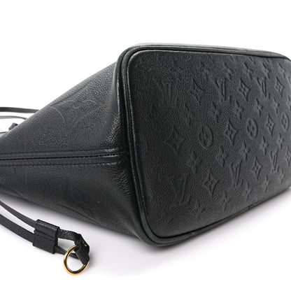 Louis Vuitton Empreinte Monogram Giant Neverfull MM Black 9 of 10