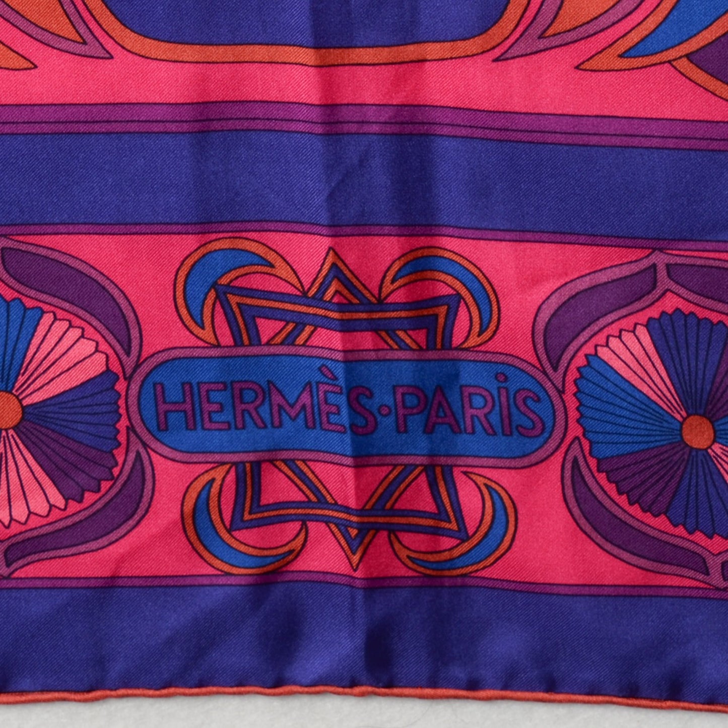 Silk Twill Folklore Scarf 140