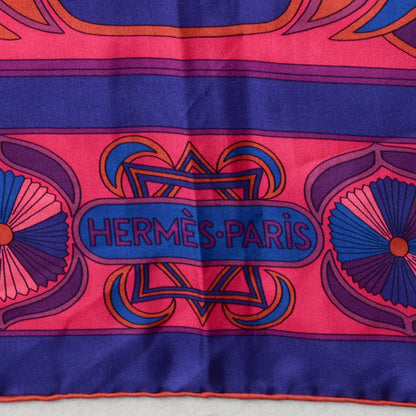 Hermes Silk Twill Folklore Scarf 140 6 of 6