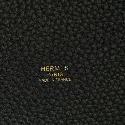 Hermes Taurillon Clemence Picotin Lock 22 MM Black 6 of 11