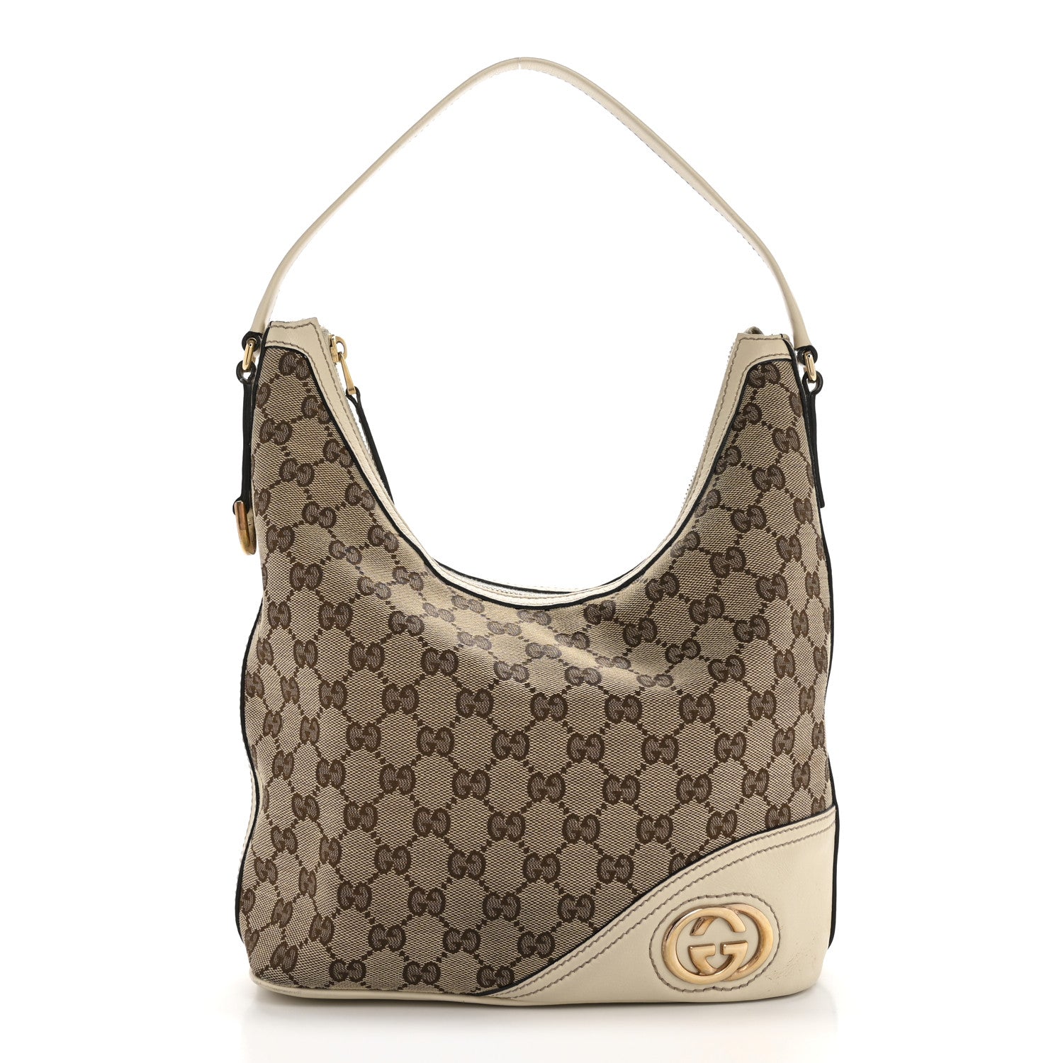 Gucci Monogram Medium New Britt Hobo Off White 1768870 – FASHIONPHILE