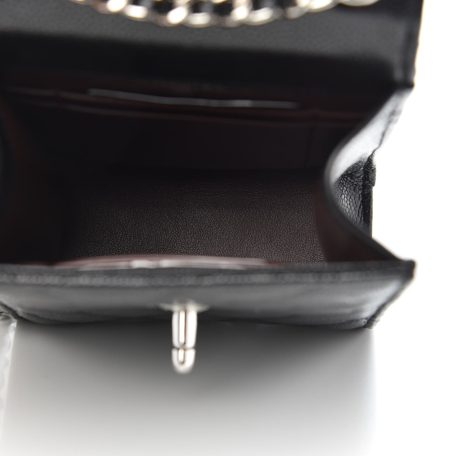 Chanel Caviar Quilted Classic Phone Holder Black 5 of 11