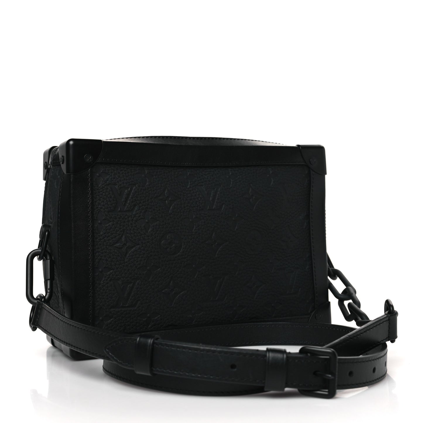 Taurillon Monogram Solar Ray Soft Trunk Black