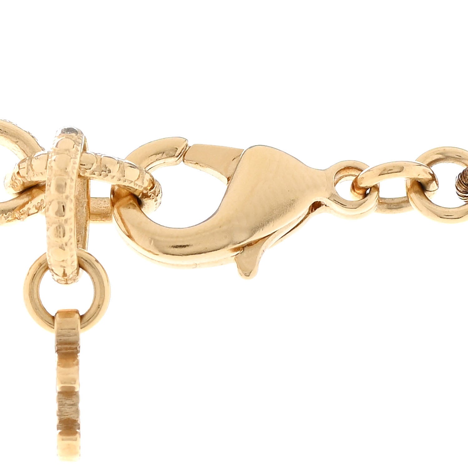 Chanel Pearl Crystal CC Short Necklace Gold 6 of 6