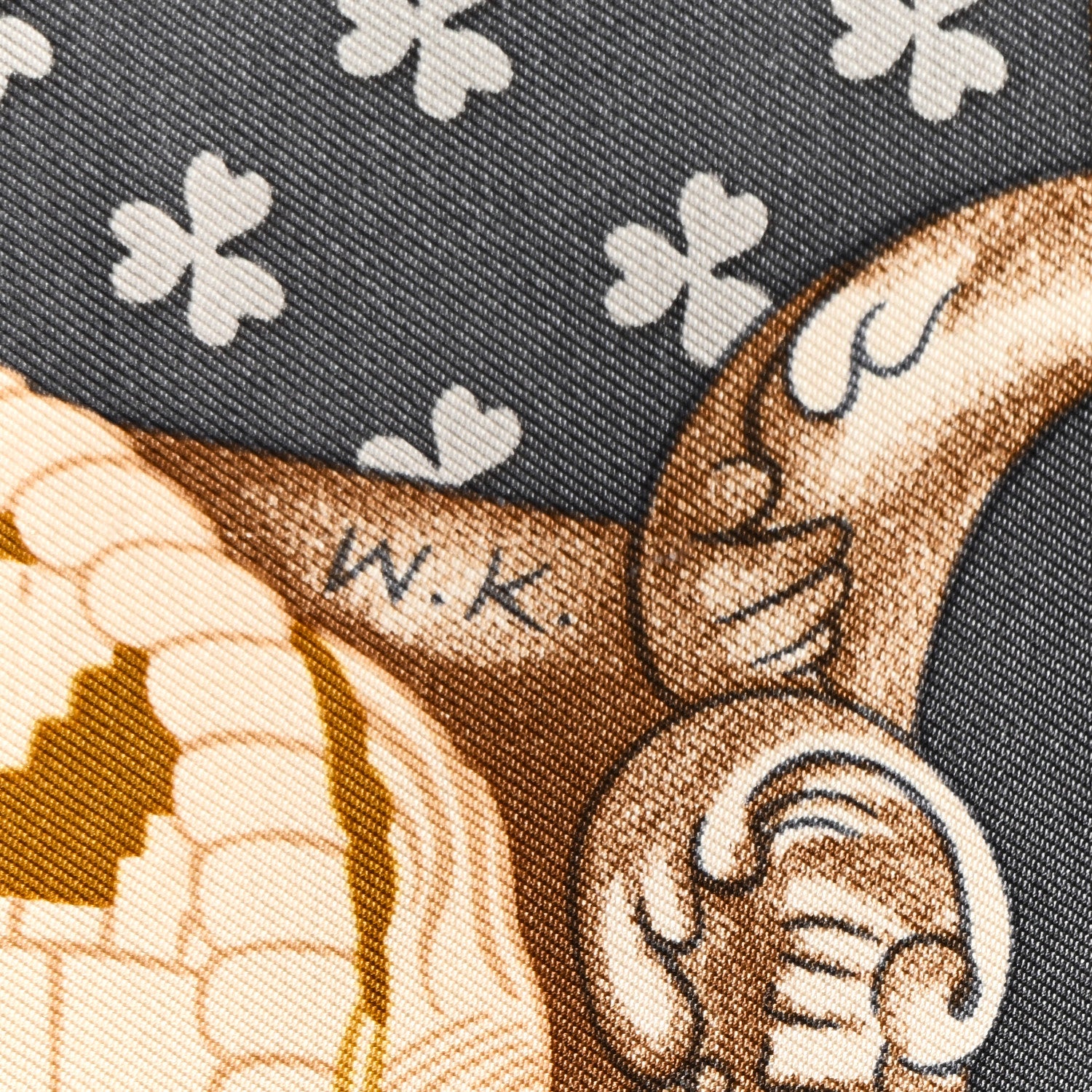 エルメス スカーフ カレ　Boucles et galons du tsar Hermes Scarf Boucles et Galons du Tsar 90 cm silk navy blue