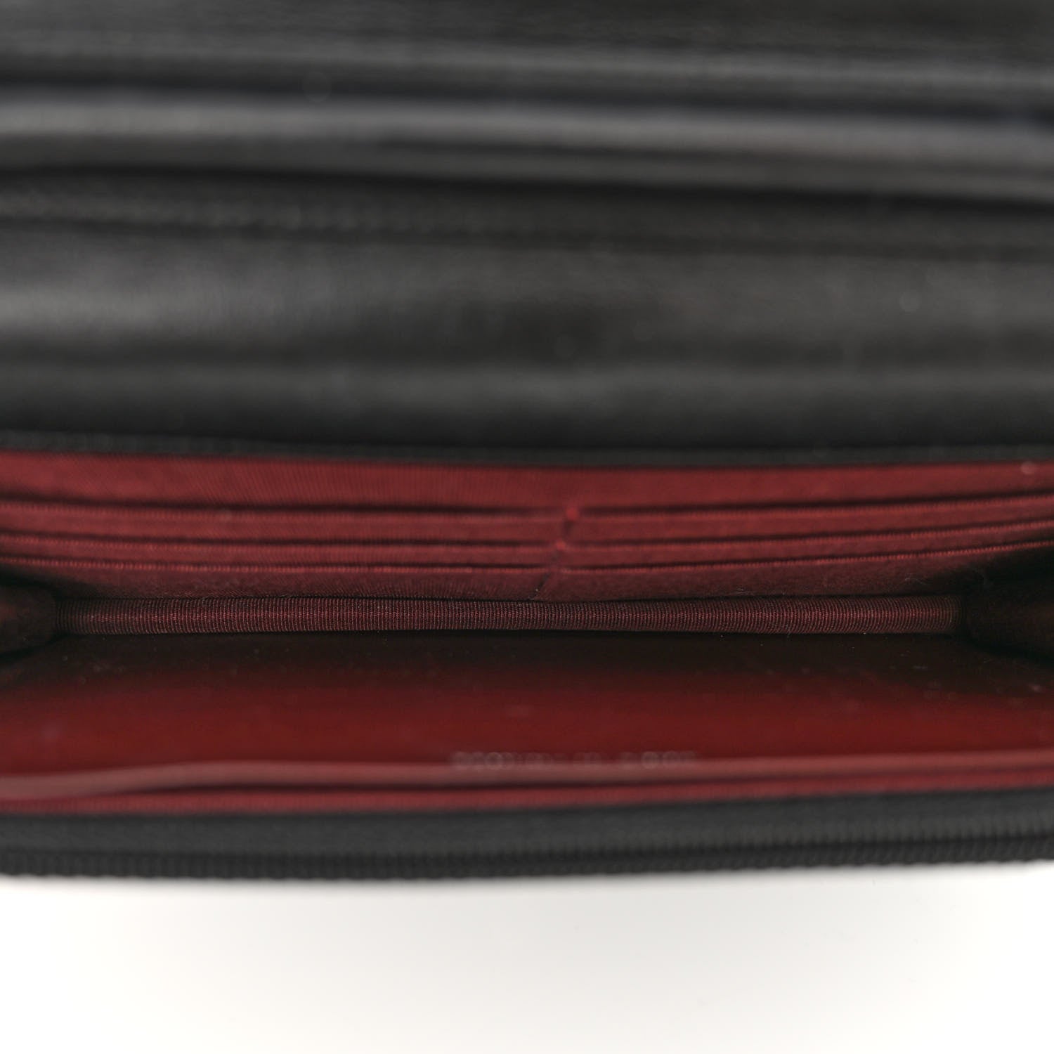 Chanel Lambskin Quilted Wallet On Chain WOC Black 5 of 12
