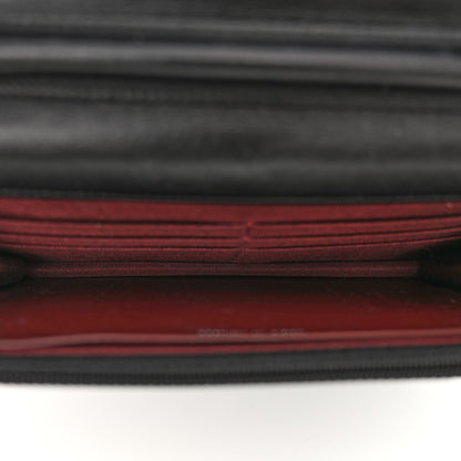 Chanel Lambskin Quilted Wallet On Chain WOC Black 5 of 12