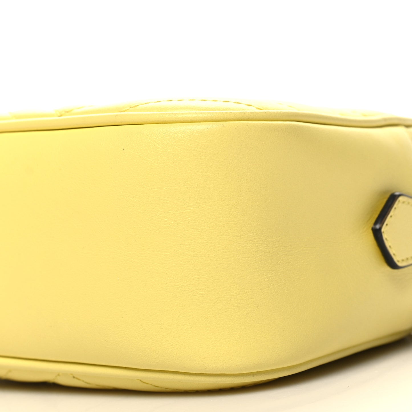 Calfskin Matelasse Small GG Marmont Chain Shoulder Bag Banana
