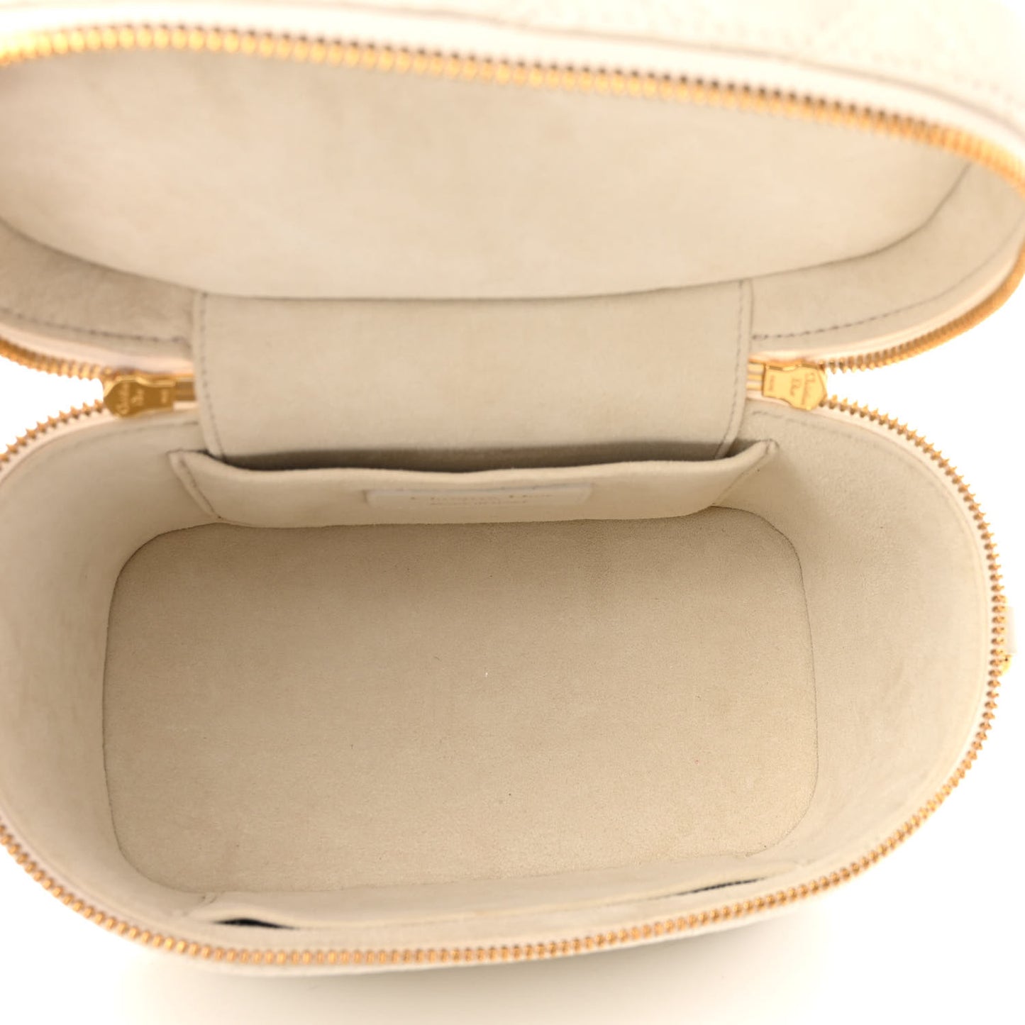 Lambskin Cannage DiorAmour Small Diortravel Vanity Case Latte