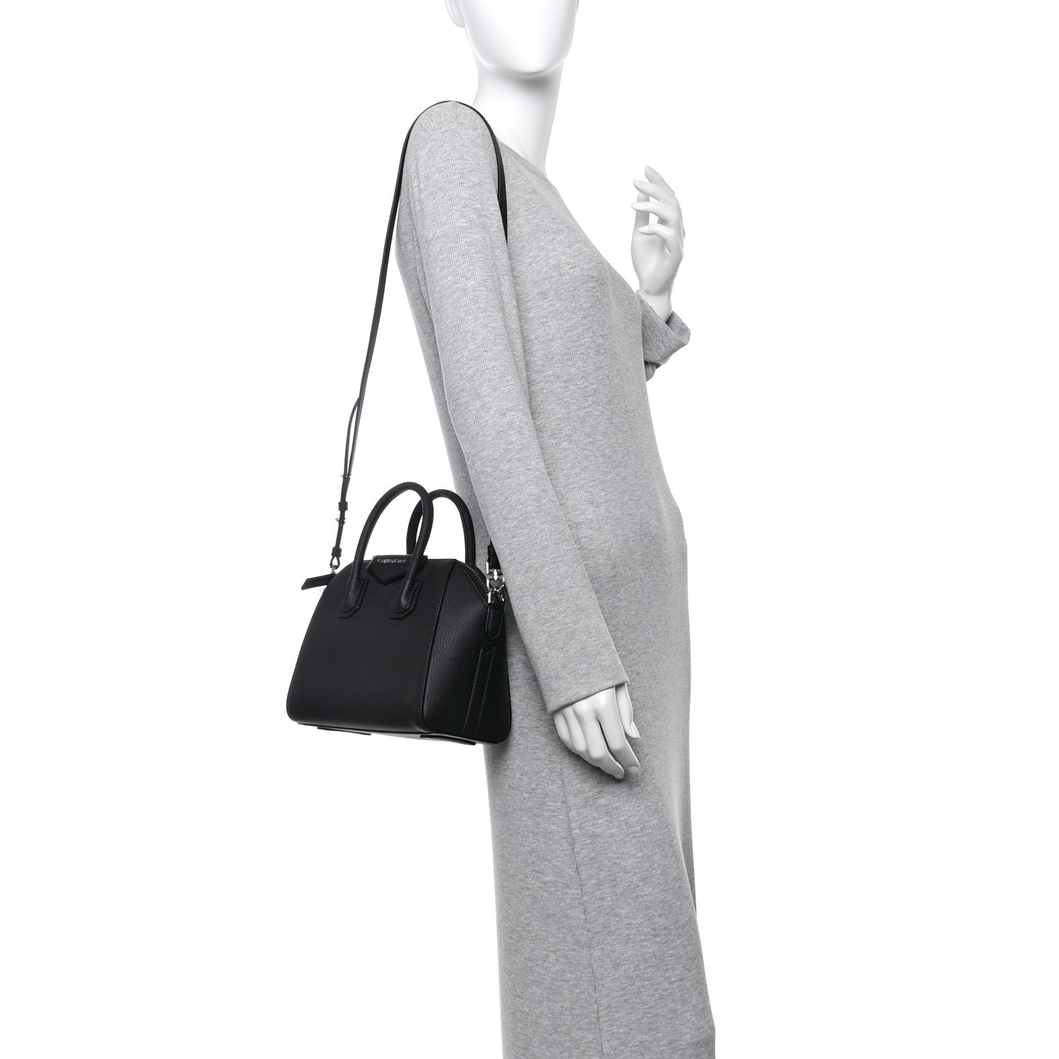 Givenchy Sugar Goatskin Mini Antigona Black 2 of 10