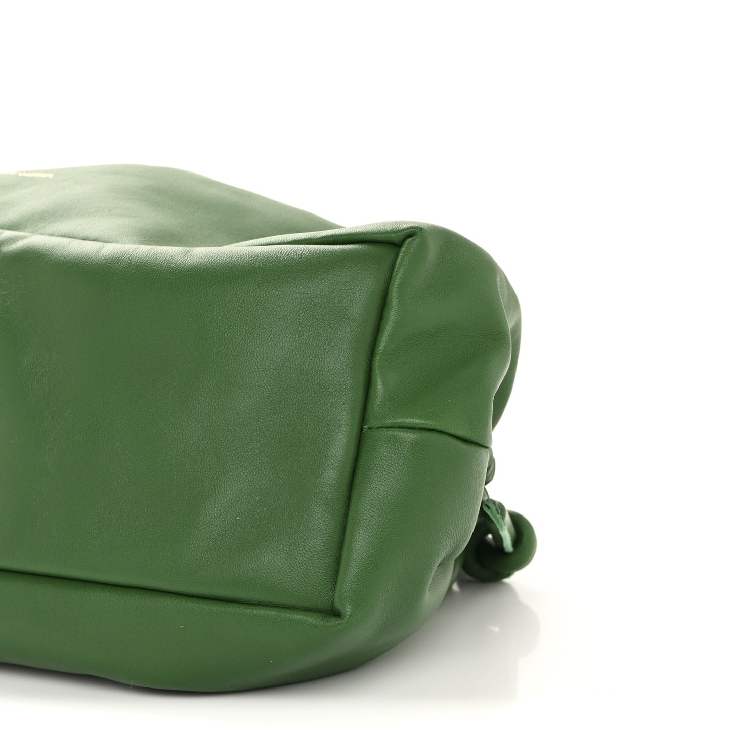 Lambskin Cloud Oversized Clutch Leaf
