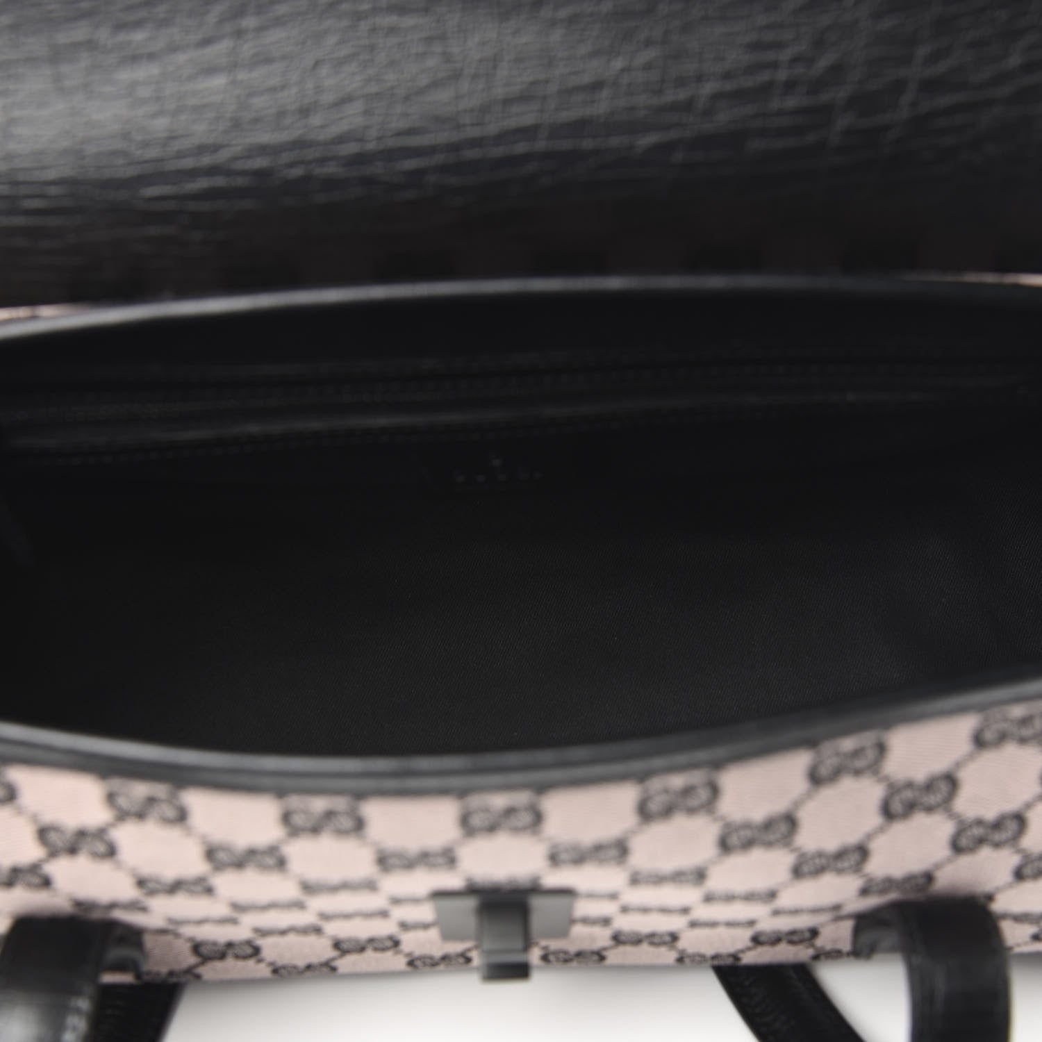 Gucci Monogram Bamboo Bullet Handbag Black 5 of 10