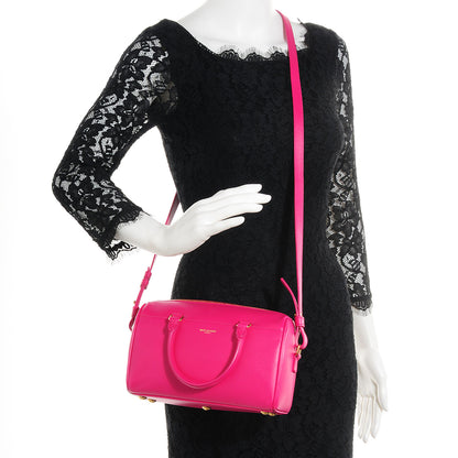 Saint Laurent Calfskin Duffle 3 Fuschia 2 of 8