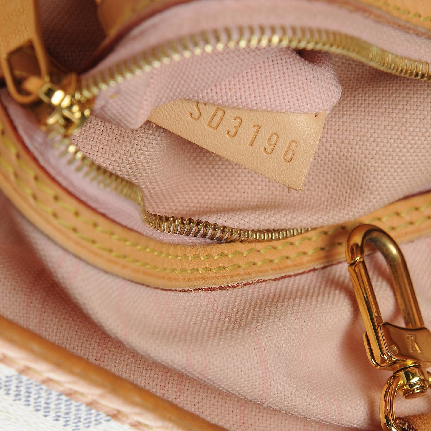 Damier Azur Delightful PM Rose Ballerine