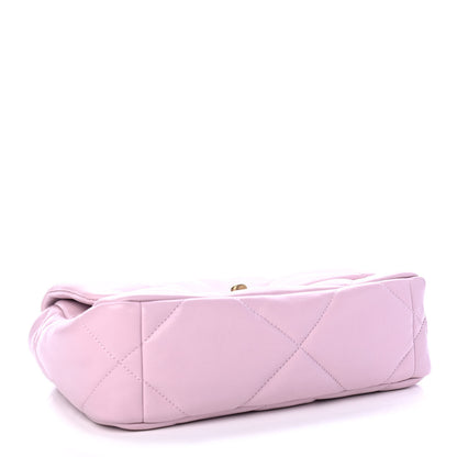 Chanel Lambskin Quilted Medium Chanel 19 Flap Light Pink 3 of 8