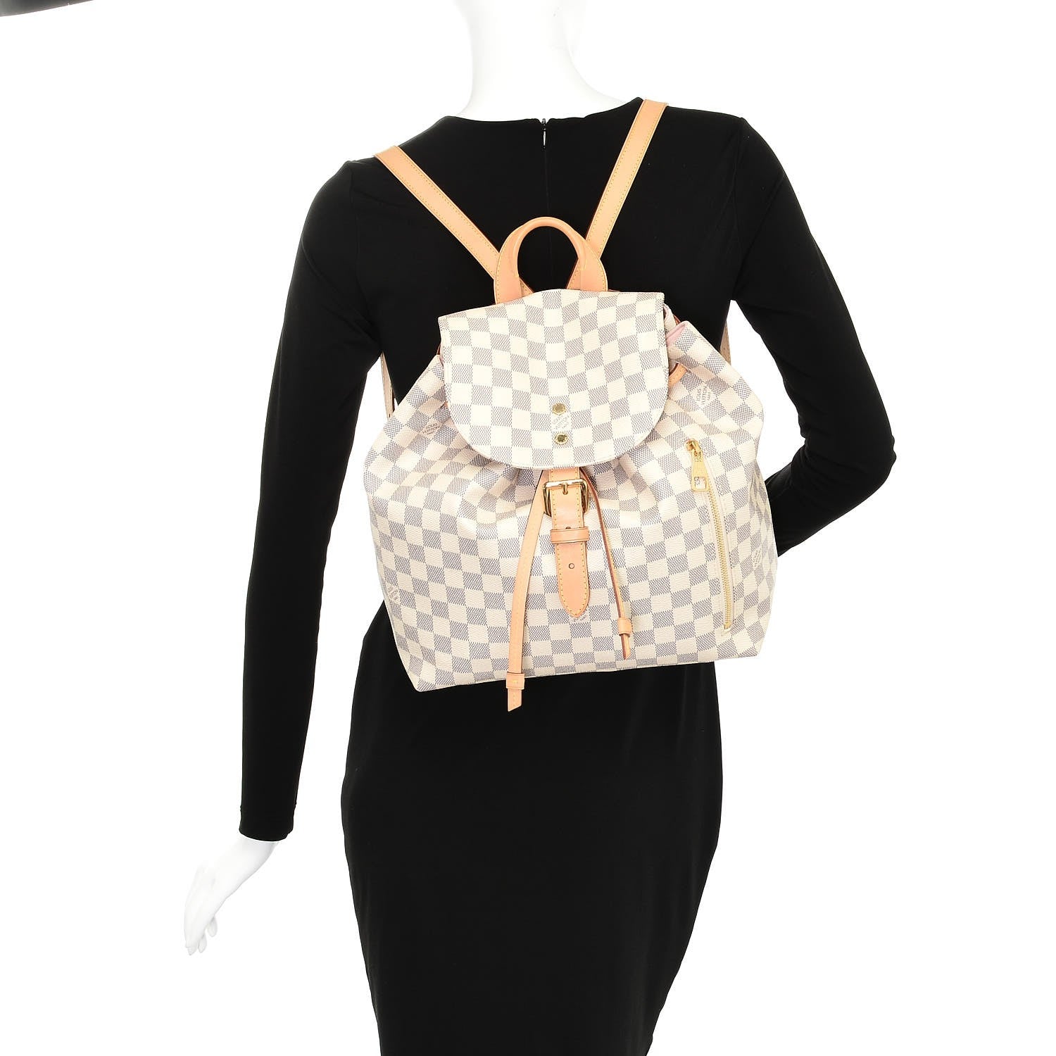Louis Vuitton Damier Azur Sperone Backpack 2 of 12
