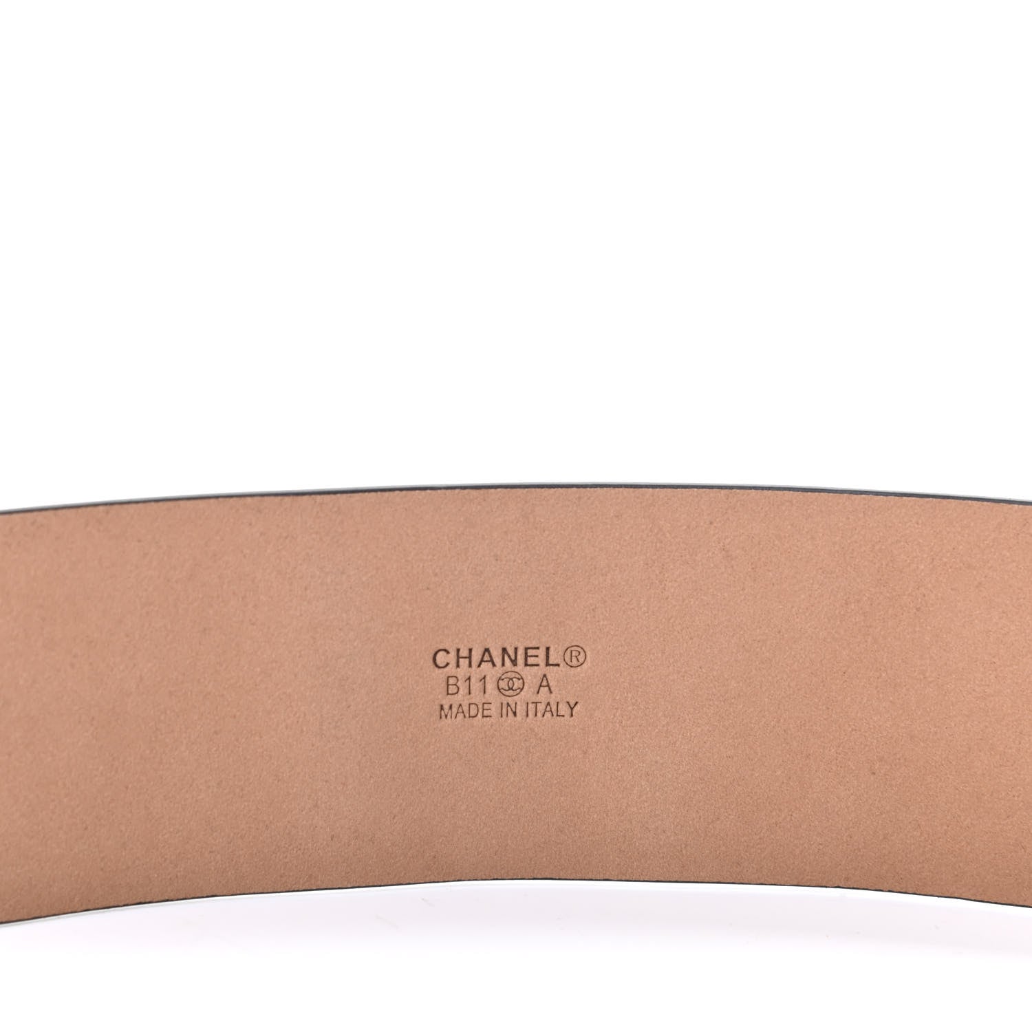 Chanel Patent Calfskin Quilted Lucky Symbols CC Belt 80 32 Black 3 of 5