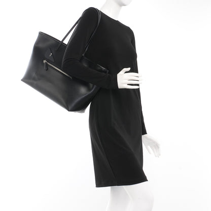 Fendi Vitello Liberty Lucido Metal Monster Eyes Medium Roll Tote Black 2 of 8