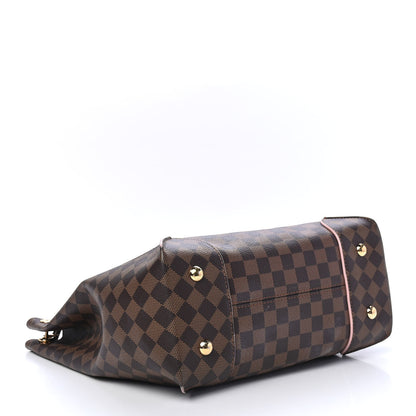 Louis Vuitton Damier Ebene Caissa Hobo Rose Ballerine 4 of 10