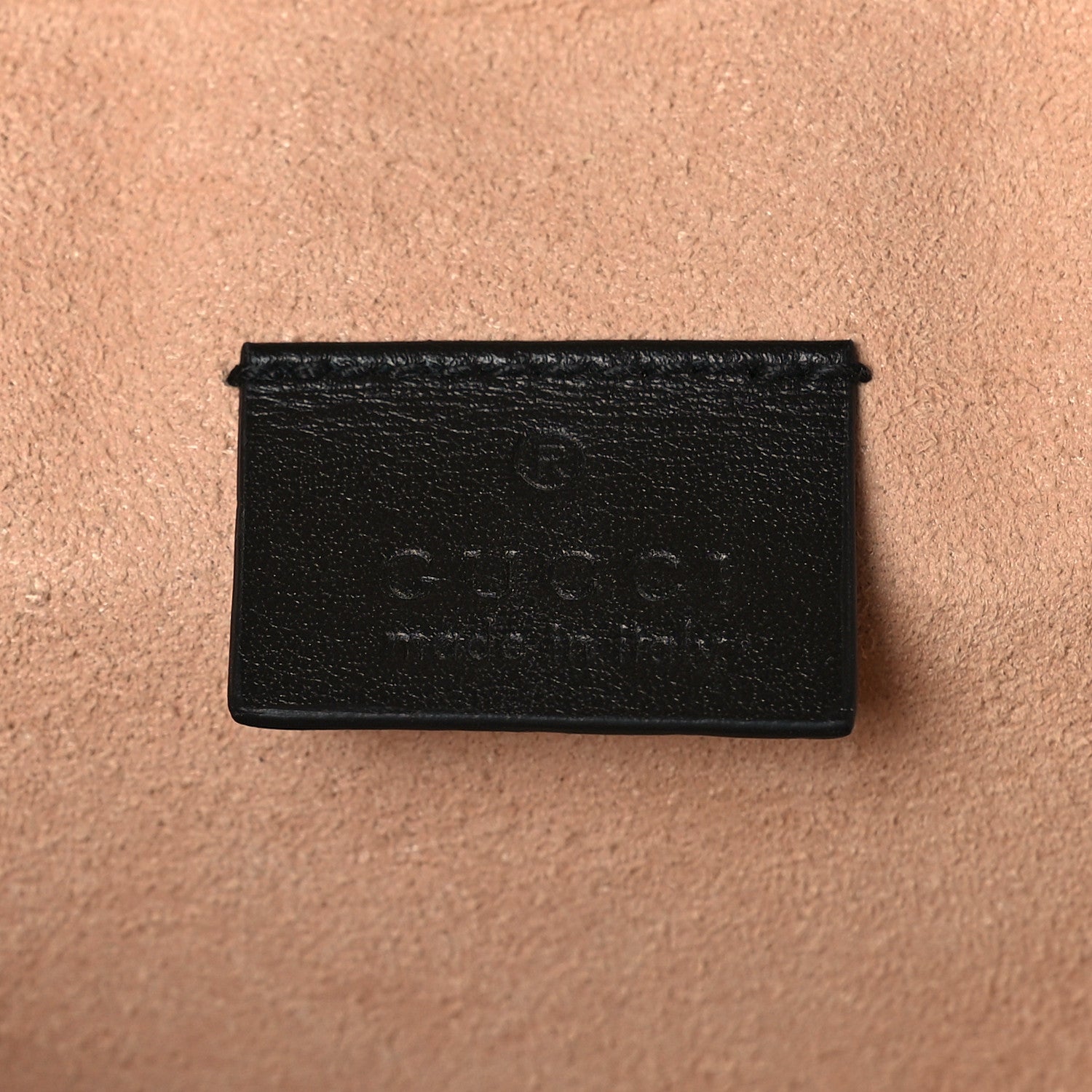 Gucci Calfskin Matelasse Mini GG Marmont Round Backpack Black 6 of 8