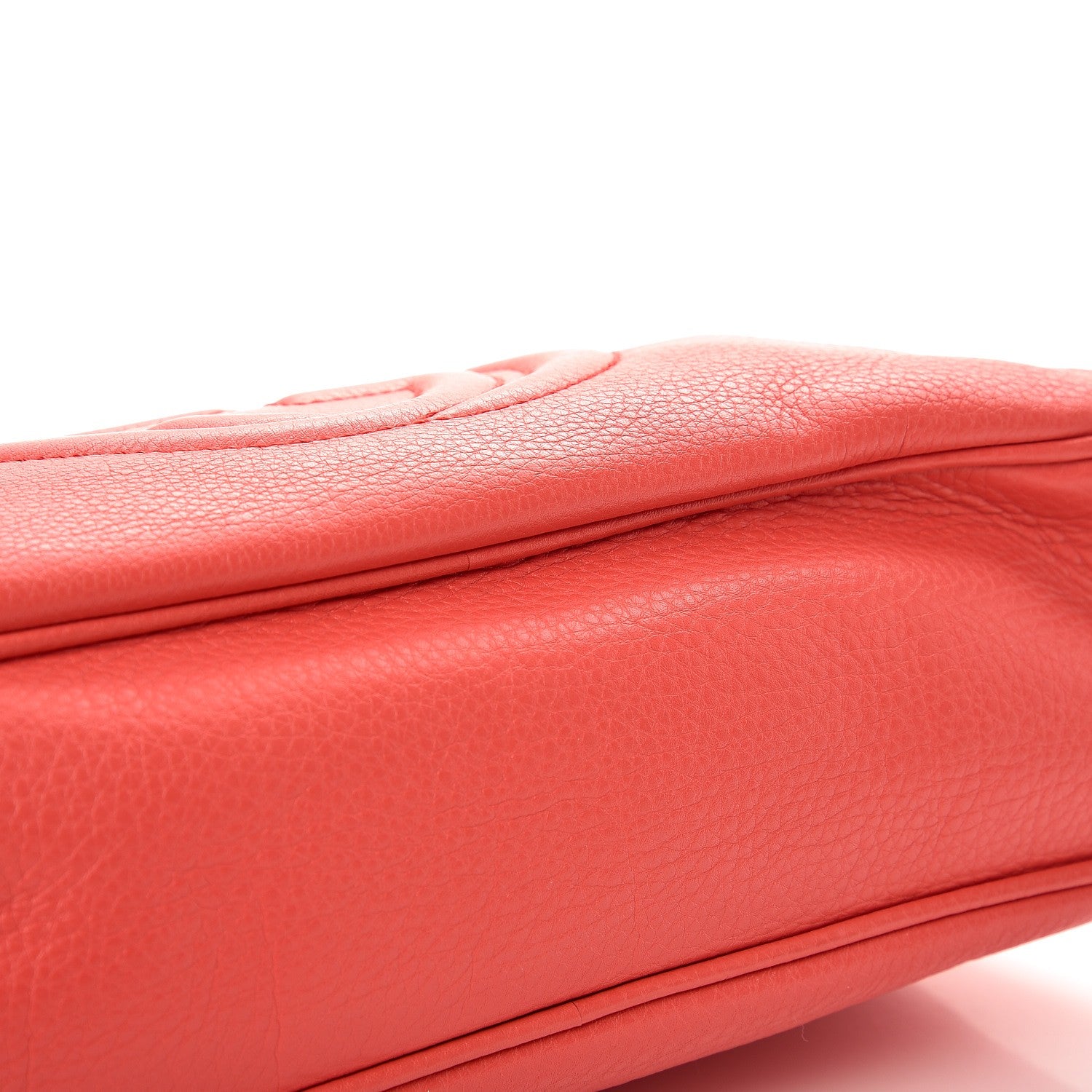 Gucci Pebbled Calfskin Small Soho Bowler Begonia Pink 9 of 9