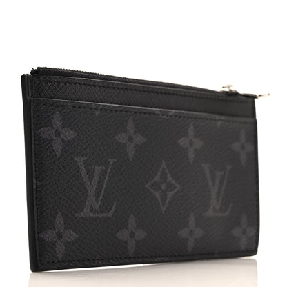 Louis Vuitton Taigarama Coin Card Holder Black 3 of 6