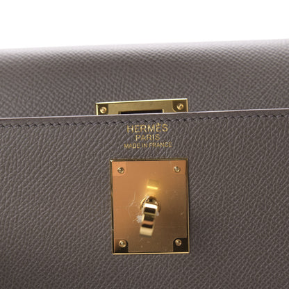 Hermes Epsom Kelly Sellier 32 Etain 8 of 11