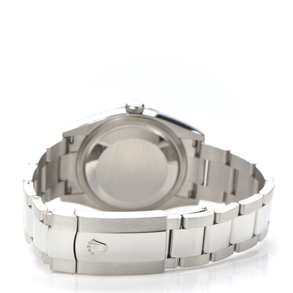 Rolex Stainless Steel 18K White Gold 36mm Oyster Perpetual Datejust Watch Silver 126234 3 of 6