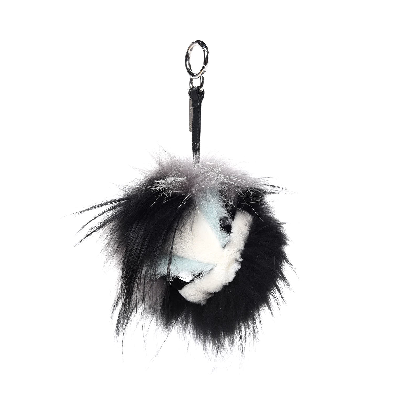 Fendi Mink Fur Diabloo Monster Bag Charm Mint 1 of 3