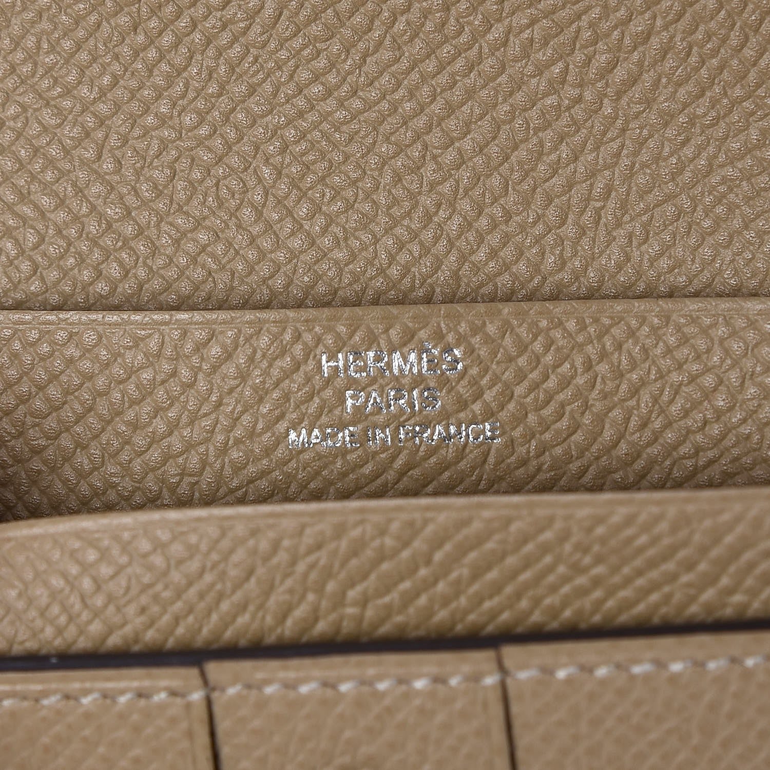 Hermes Epsom Bearn Gusset Wallet Trench 7 of 8