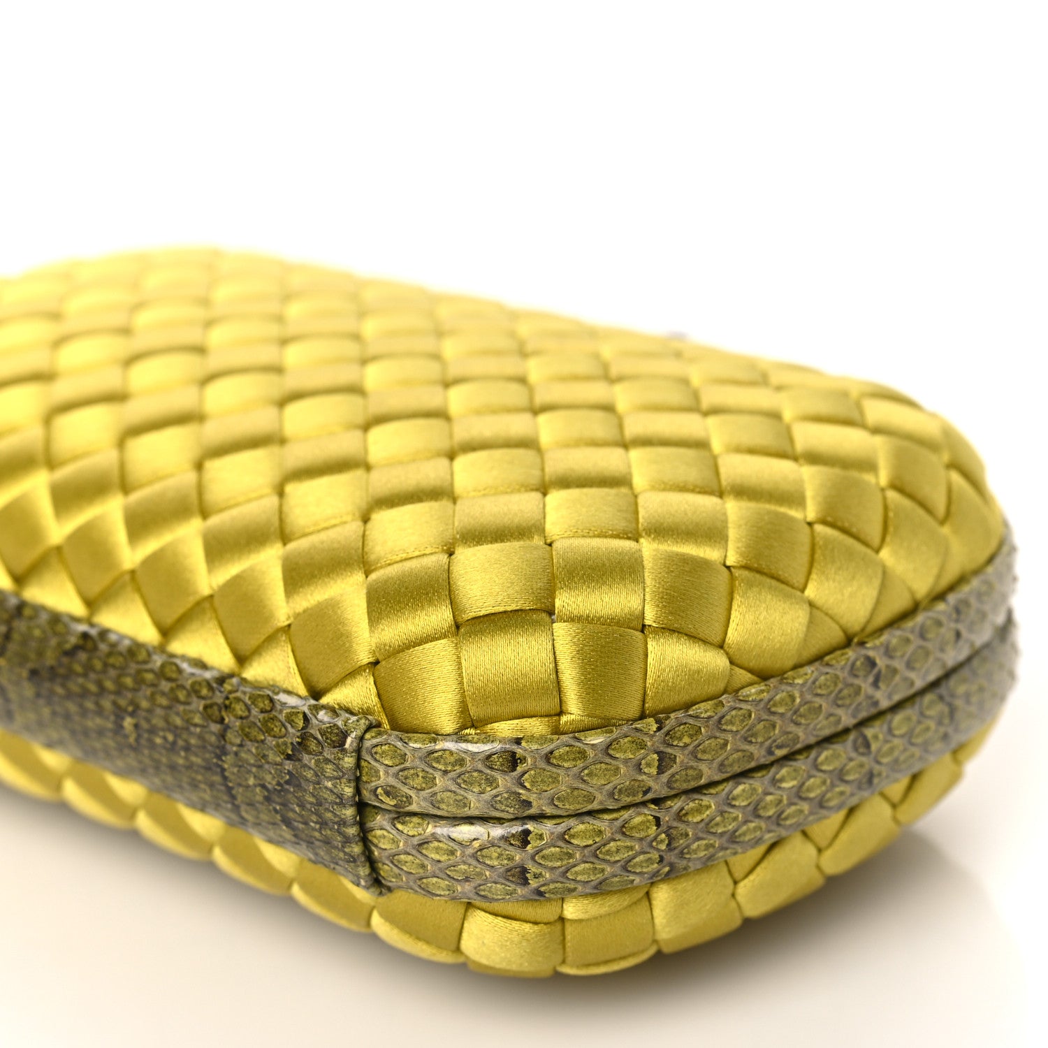 Bottega Veneta Satin Intreccio Impero Ayers Knot Clutch Duchesse 9 of 9