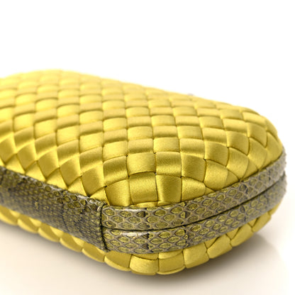 Bottega Veneta Satin Intreccio Impero Ayers Knot Clutch Duchesse 9 of 9