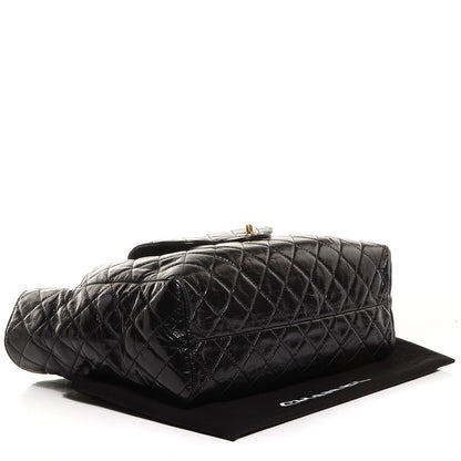 Chanel Glazed Calfskin Bubble CC Tote Black 4 of 7