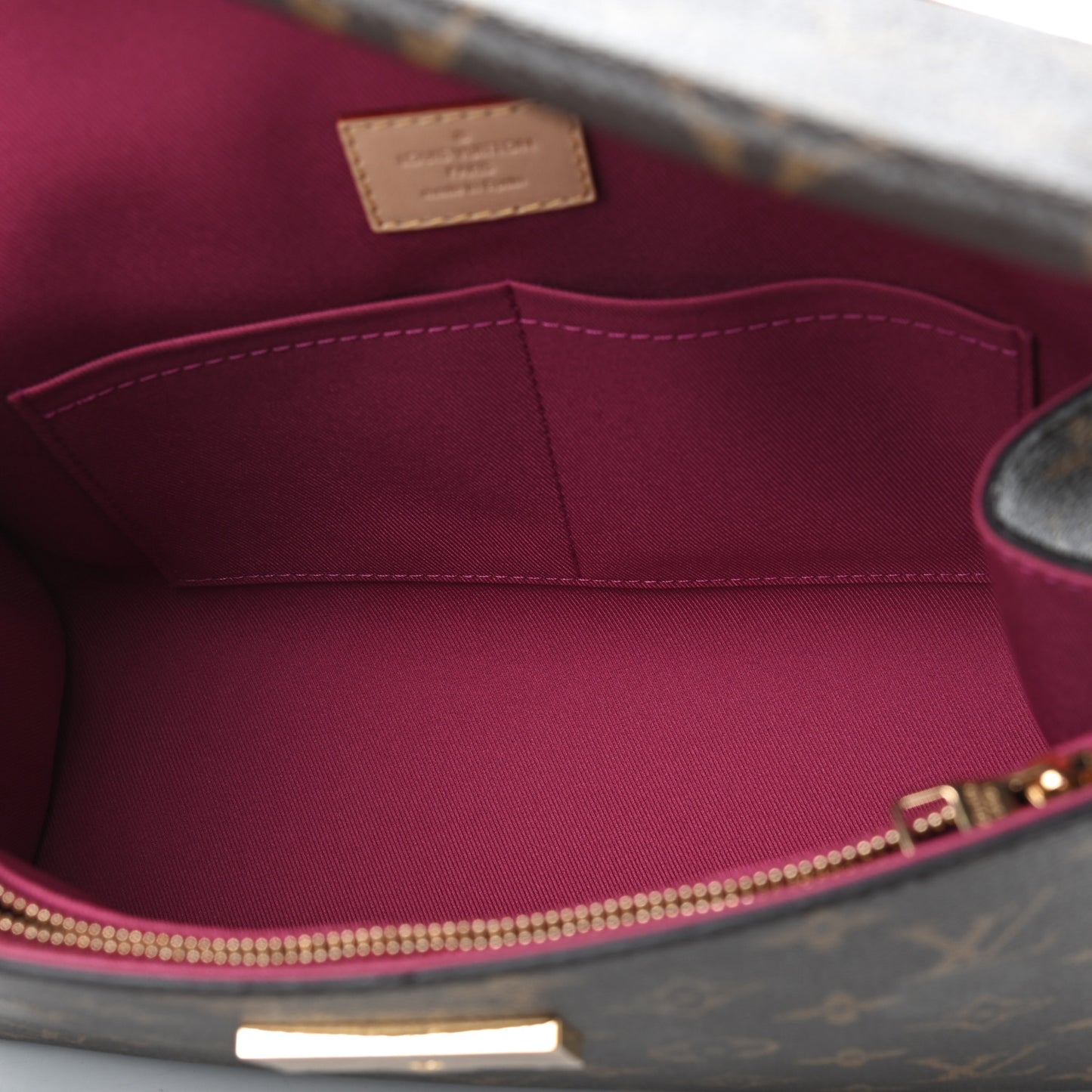 Monogram Cluny BB Bordeaux Fuchsia