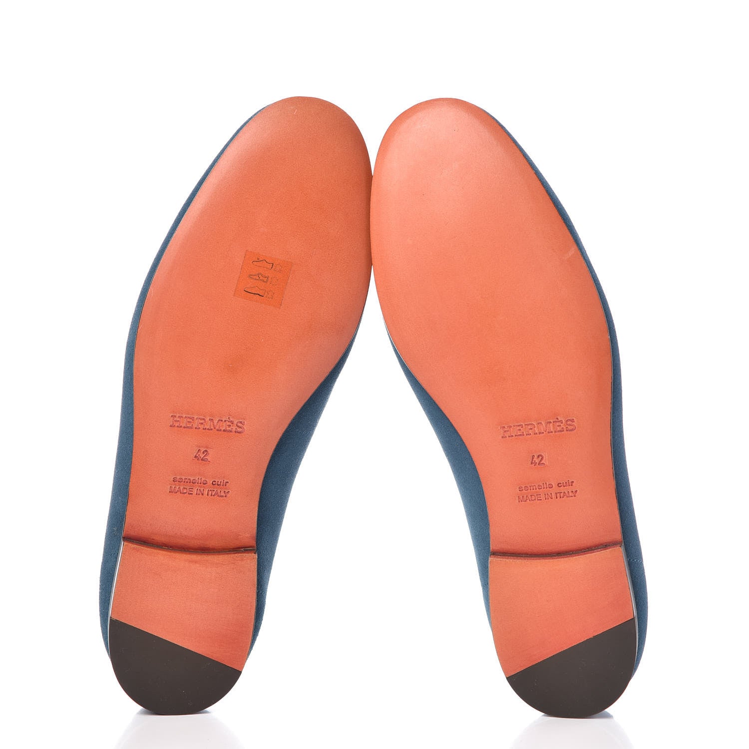 Hermes Suede Mens Milano Loafers 42 5 of 7