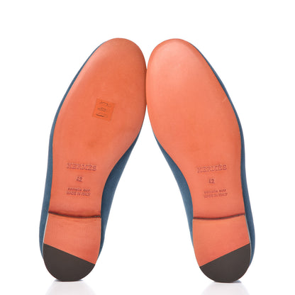 Hermes Suede Mens Milano Loafers 42 5 of 7