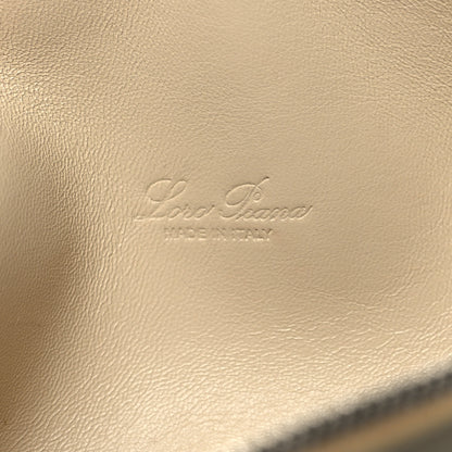 Loro Piana Grained Calfskin L19 Extra Pocket Pouch Whisper White 5 of 10