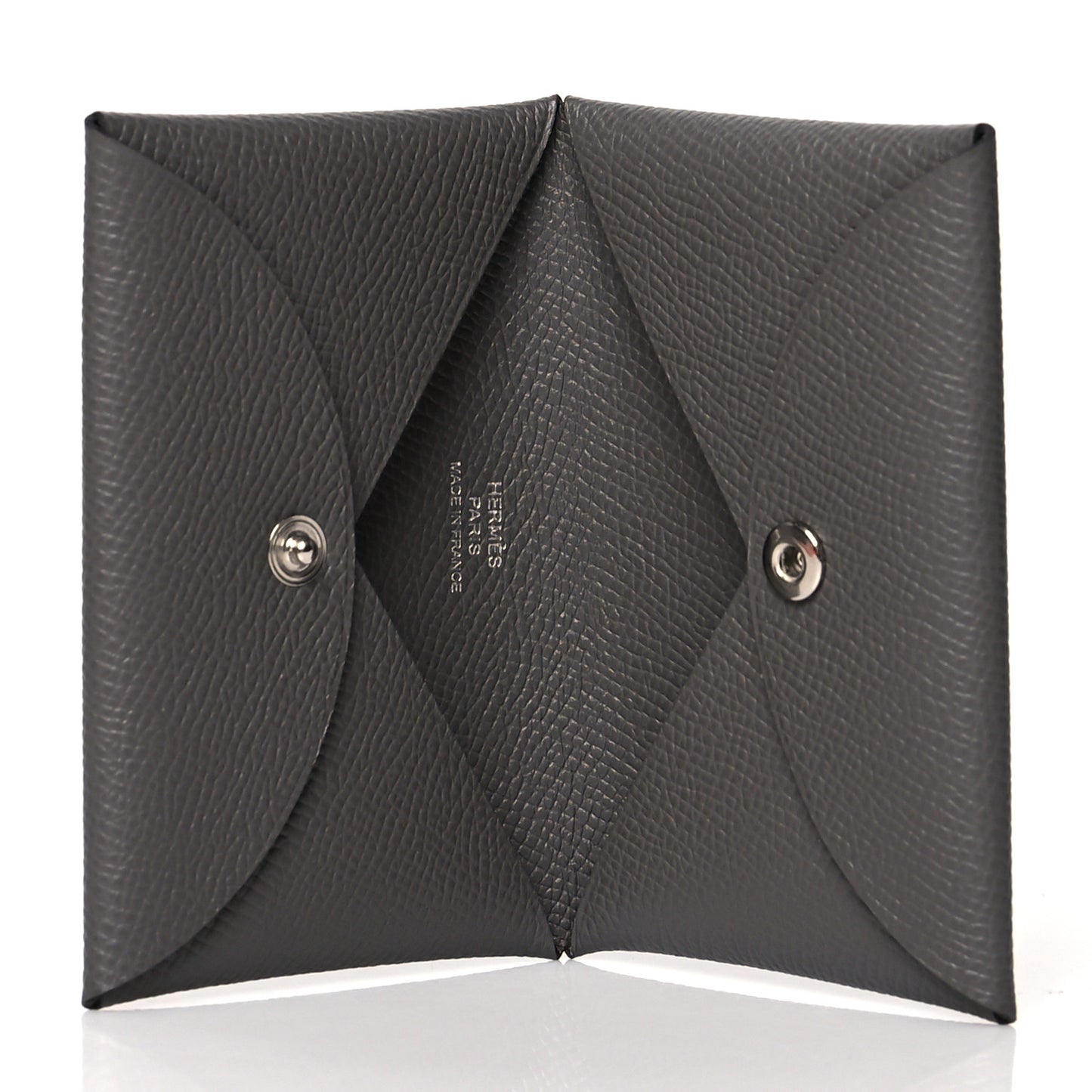 Epsom Calvi Duo Card Case Gris Meyer