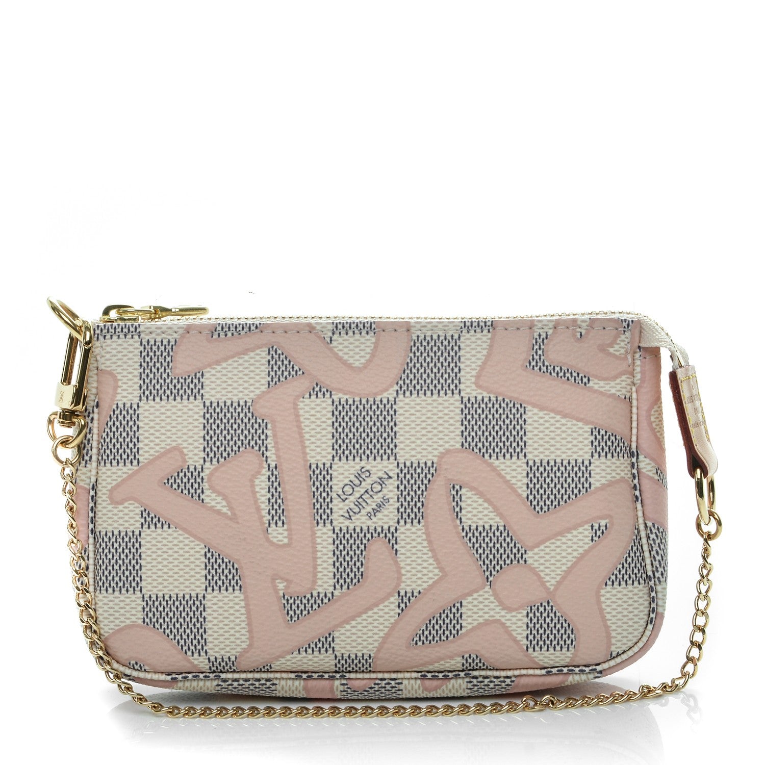 Louis Vuitton Damier Azur Tahitienne Mini Pochette Accessories 1 of 7