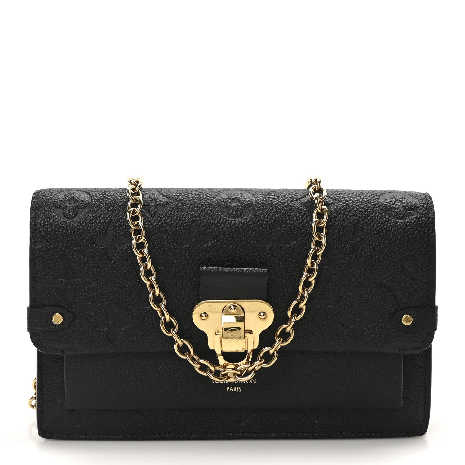 Louis Vuitton Empreinte Vavin Chain Wallet Black 1 of 10