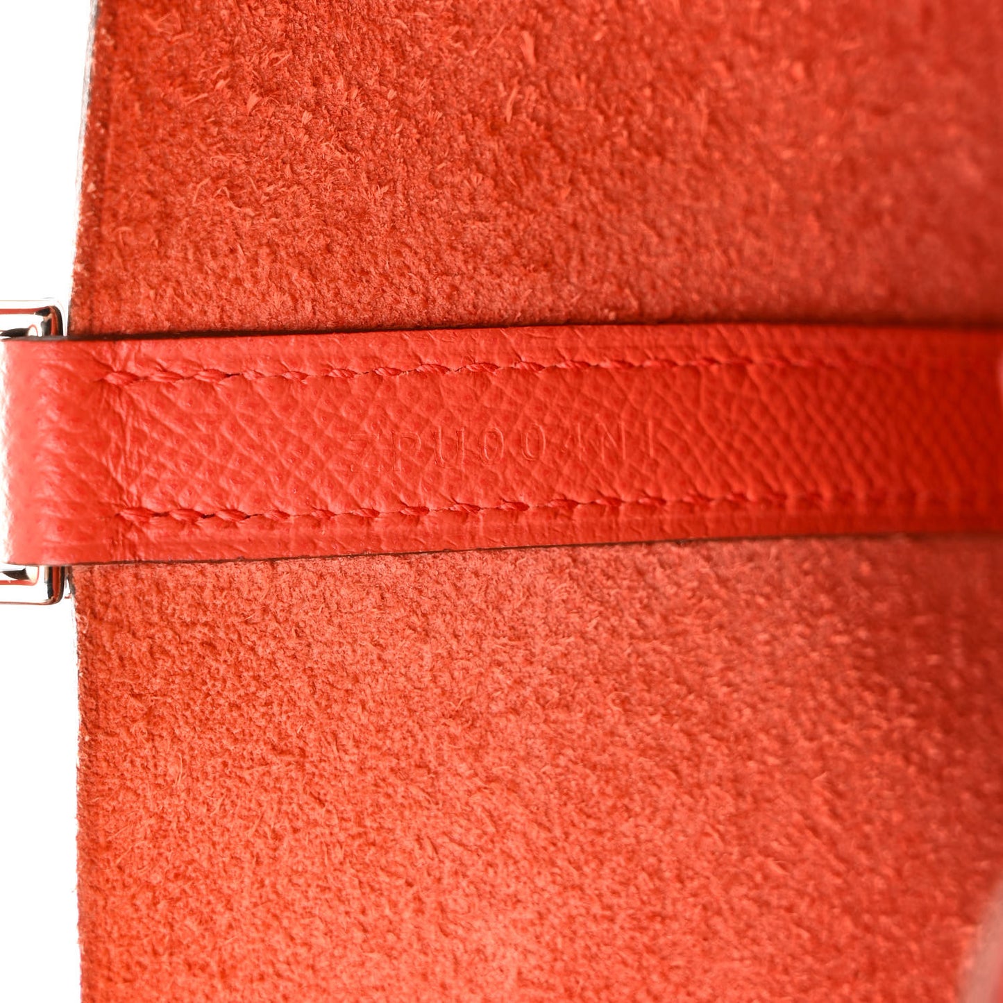 Epsom Tressage De Cuir Picotin Lock 18 PM Capucine Celeste Rouge H