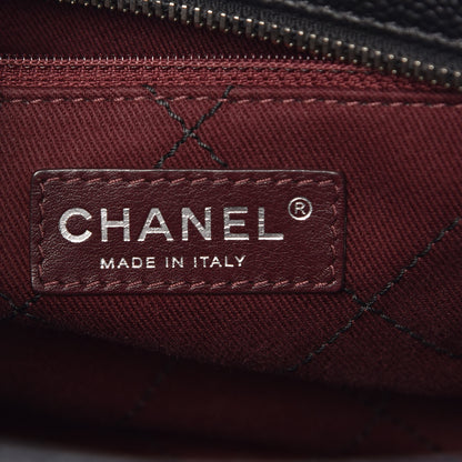 Chanel Caviar Quilted Small Deauville Bowling Bag Black 6 of 9