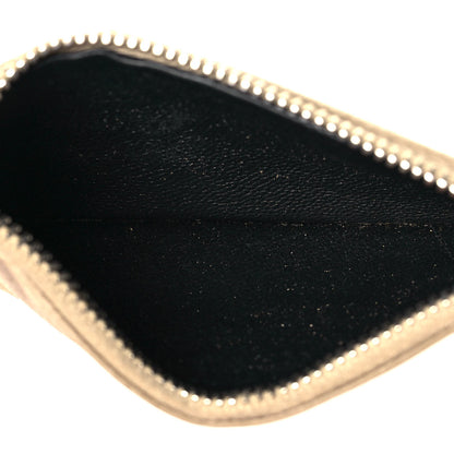 Saint Laurent Grained Calfskin 5 Fragments Zip Pouch Card Holder Nude 9 of 11