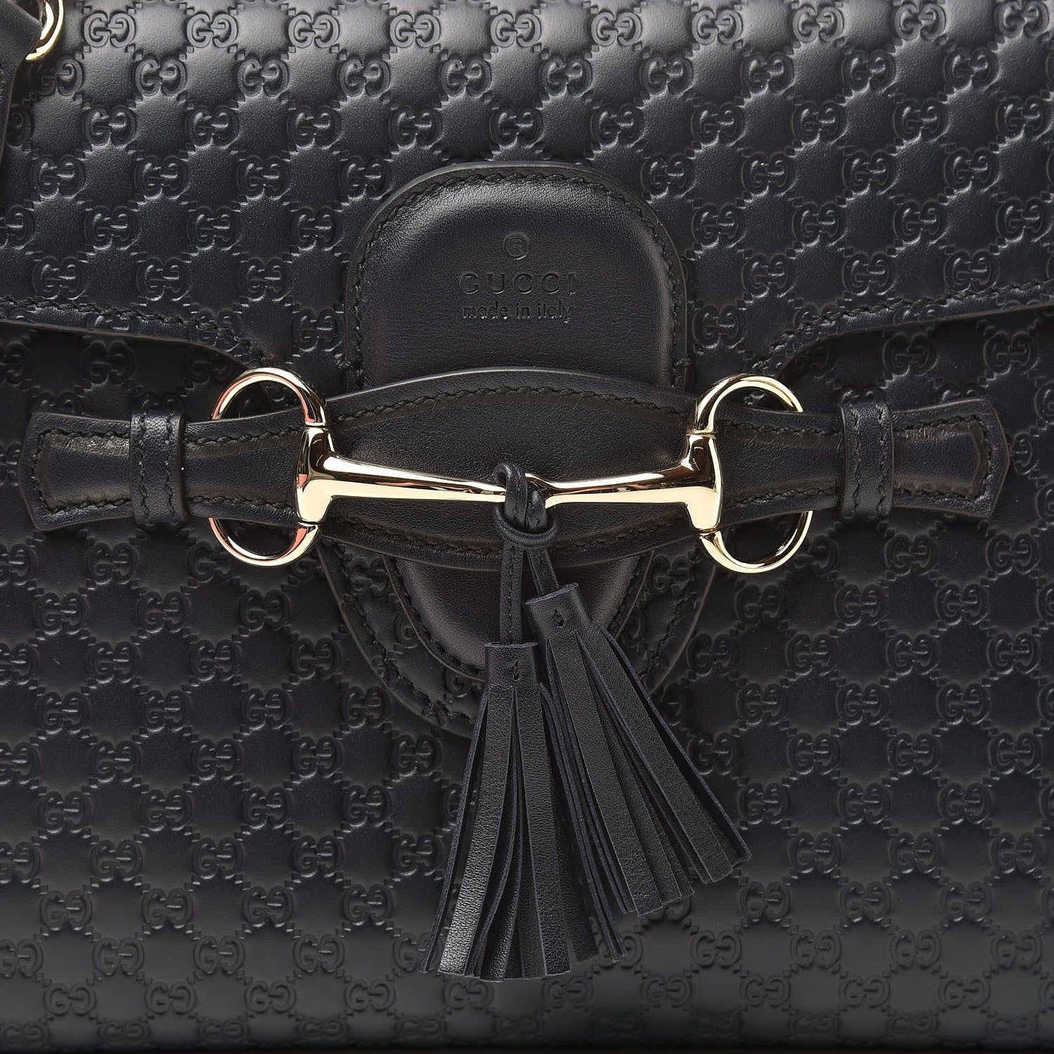 Gucci Soft Microguccissima Medium Emily Chain Shoulder Bag Blue 8 of 14
