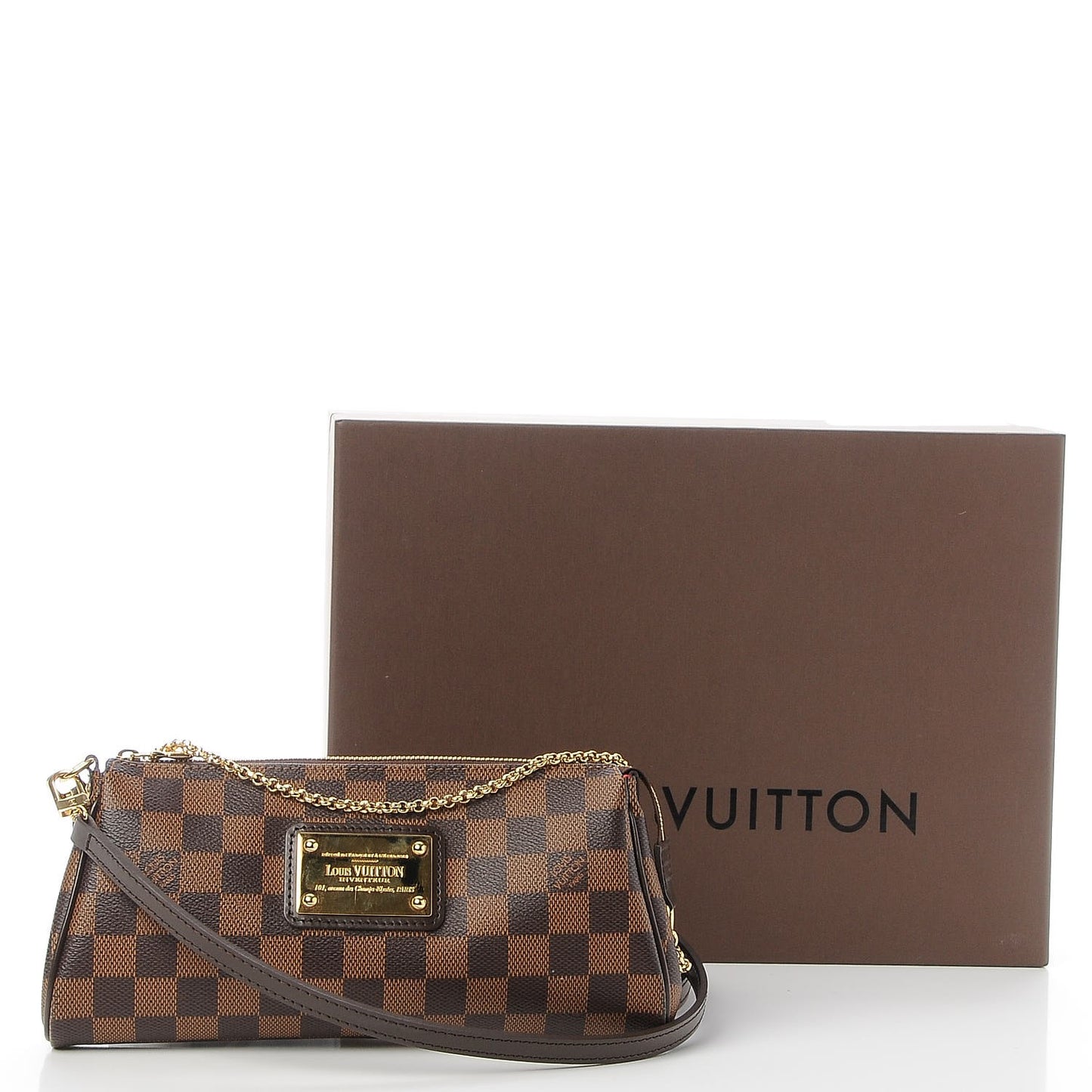 Damier Ebene Eva Clutch