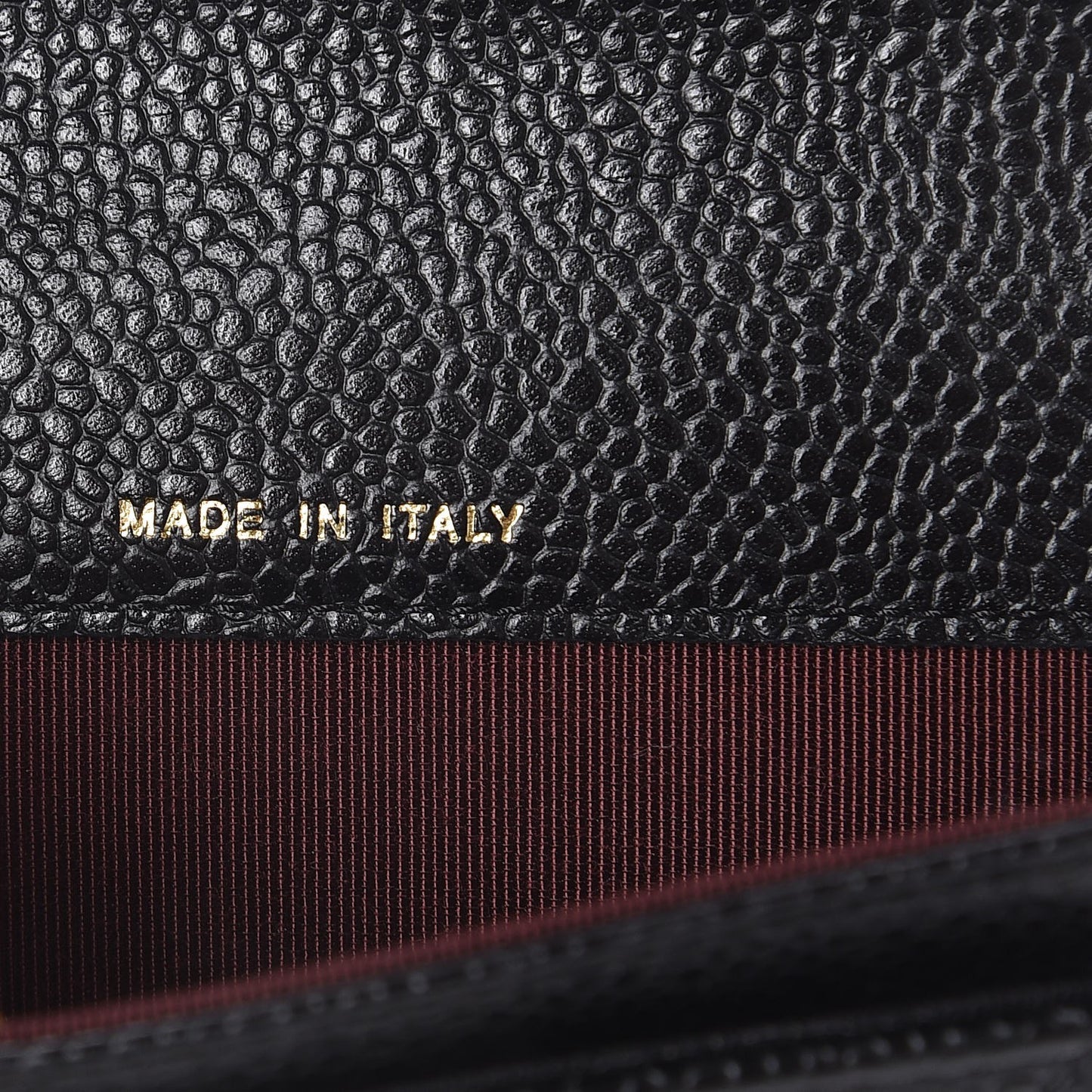 Caviar Quilted Flap Card Holder Black