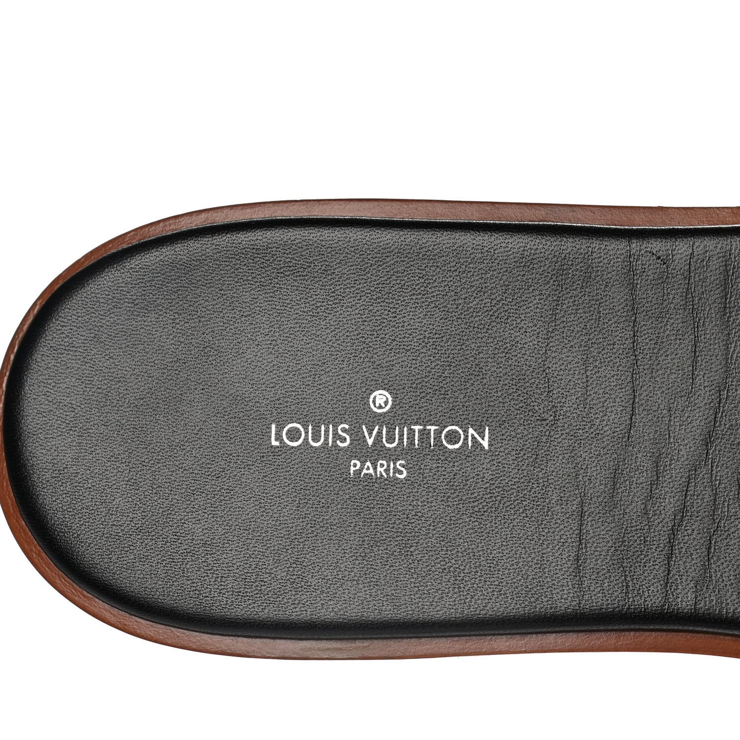 Monogram Lock It Flat Mules 40 Brown