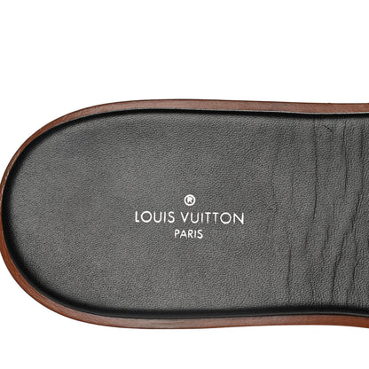 Louis Vuitton Monogram Lock It Flat Mules 40 Brown 8 of 12