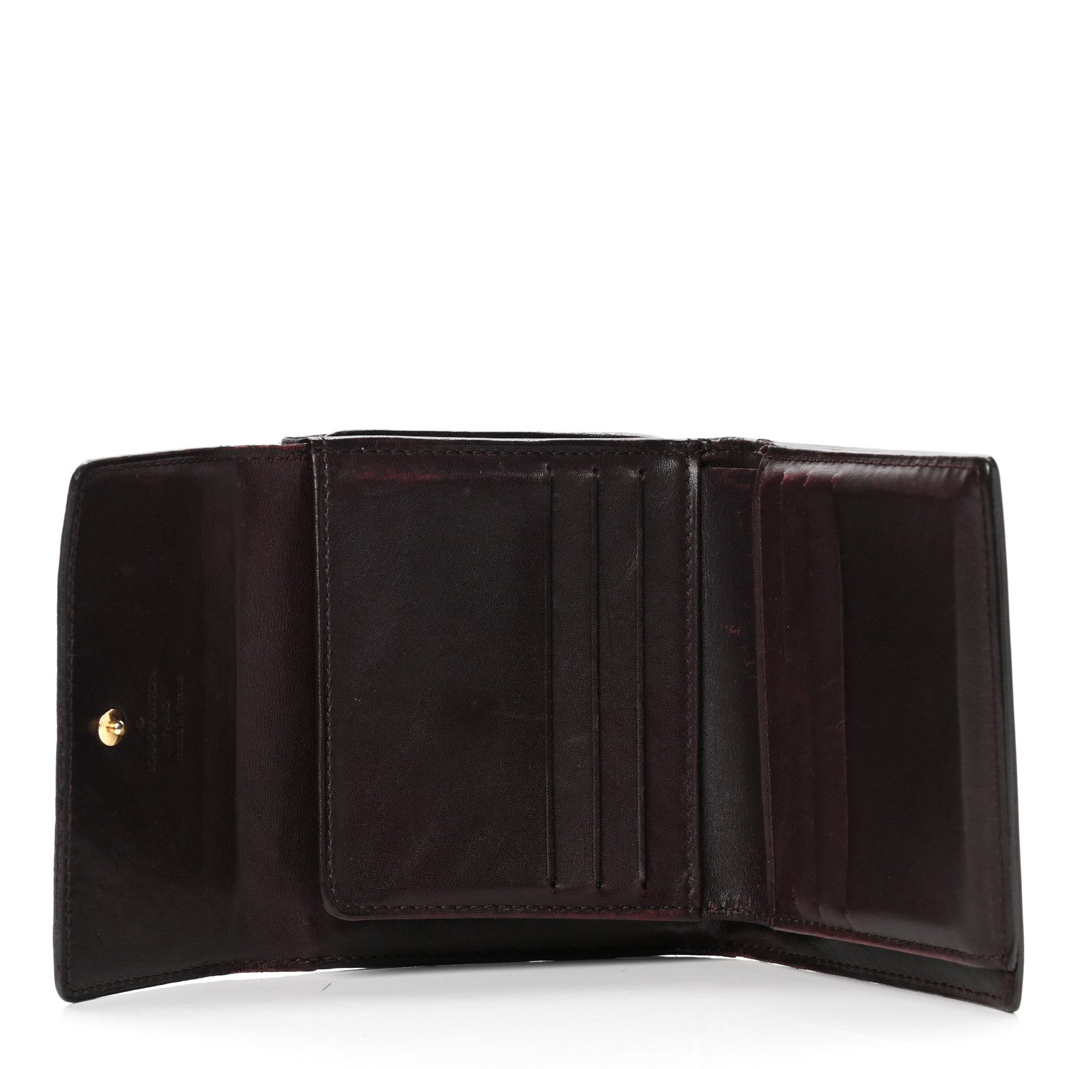 Louis Vuitton Vernis Elise Wallet Amarante 4 of 4