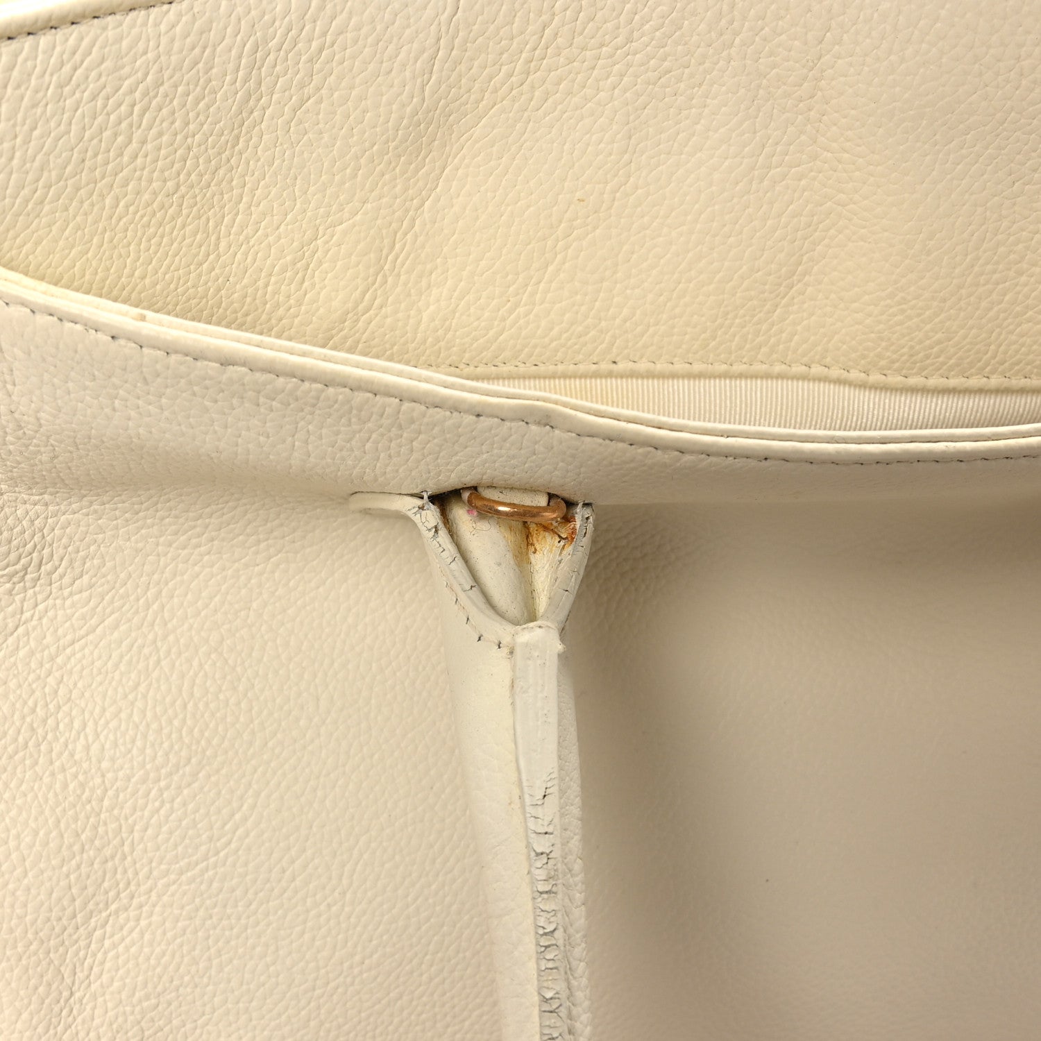 Chanel Caviar Cerf Executive Shopper Tote White 17 of 17